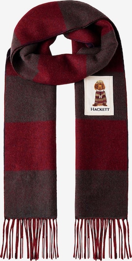 Hackett London Schal ' HARRY ' in One Size in grün / blutrot / weiß, Produktansicht