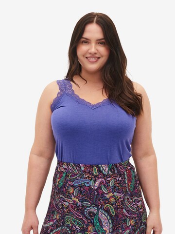 Zizzi Top in Blauw: voorkant