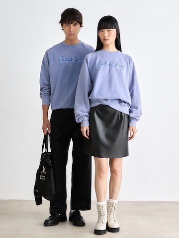 Carlo Colucci Sweatshirt 'Erspamer' in Blue