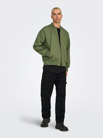 Only & Sons Демисезонная куртка 'ONSGavin' в Зеленый