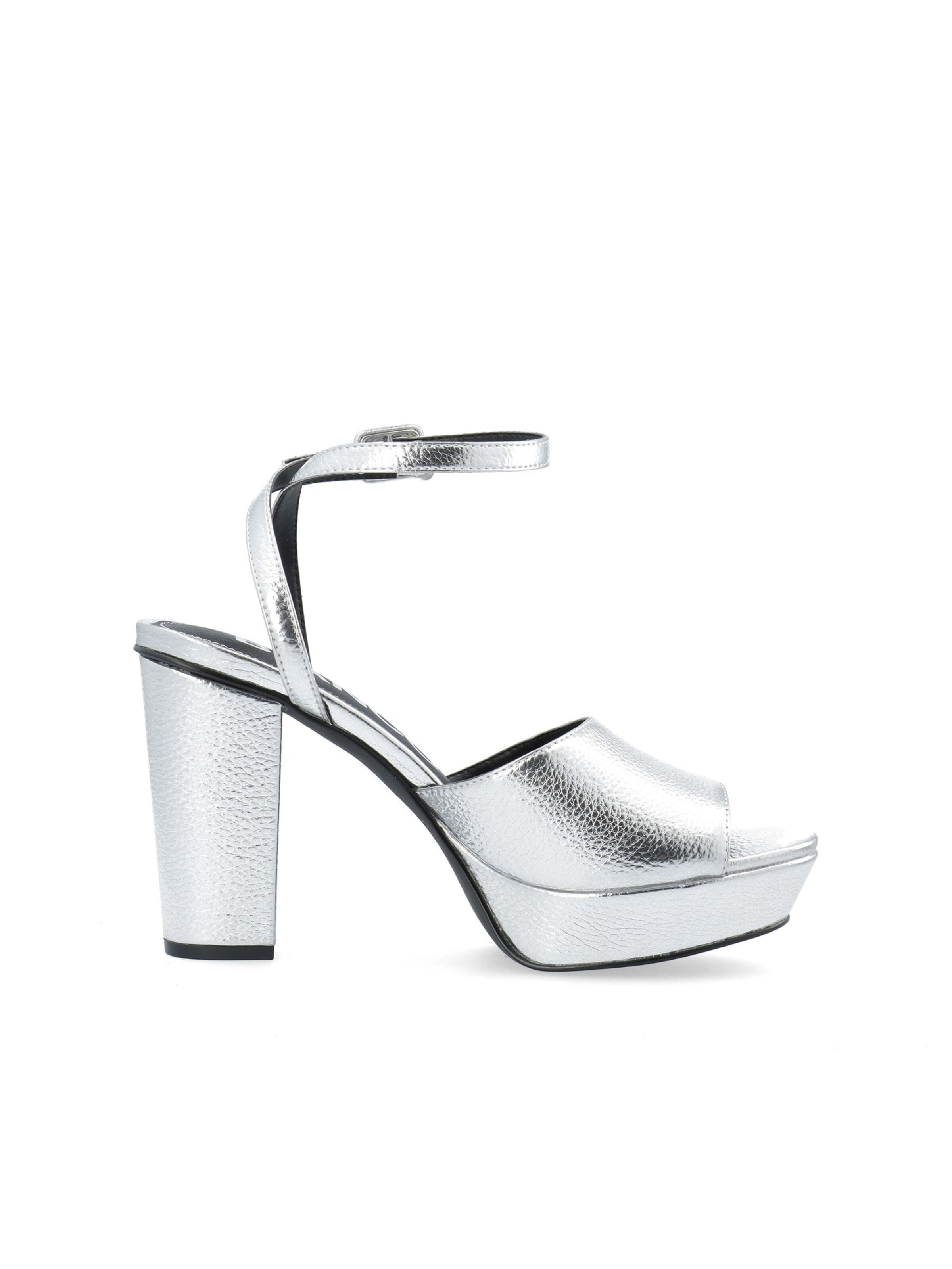 Sandalo 'CARLY' di Bianco in argento