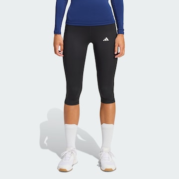 ADIDAS PERFORMANCE - Skinny Pantalón deportivo 'Capri' en negro: frente
