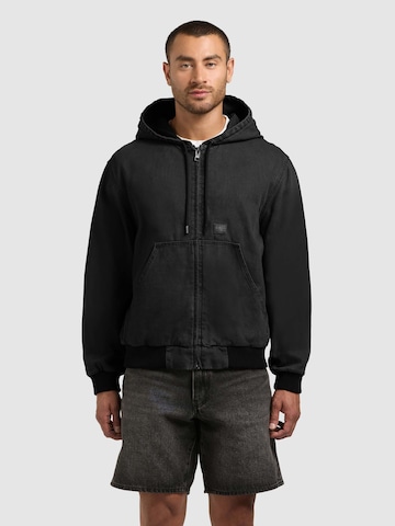 khujo Between-Season Jacket 'Rhiis' in Black: front