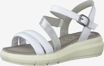 TAMARIS Sandals in White: front