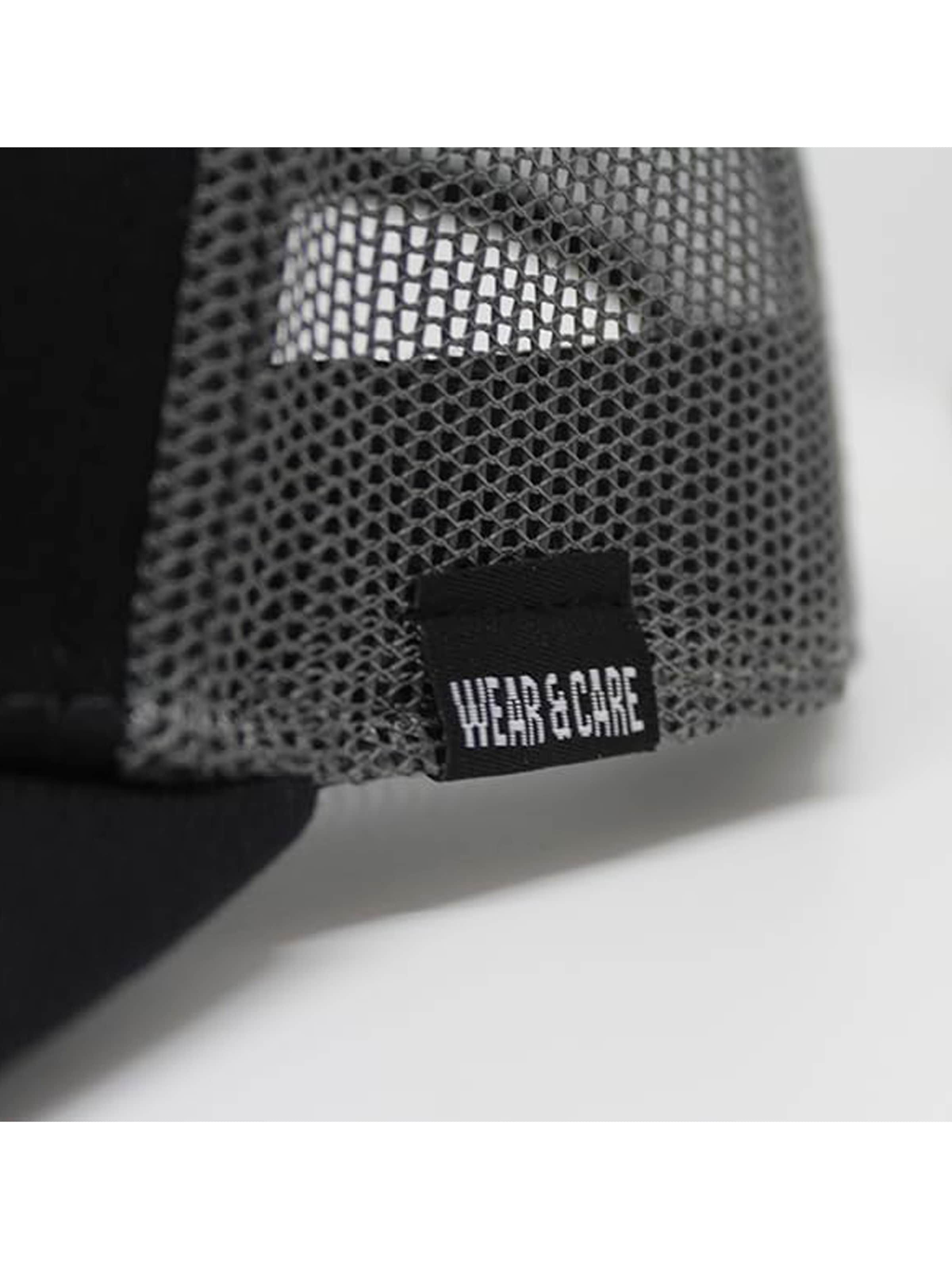 Surf Monkey Athletic Cap in Black