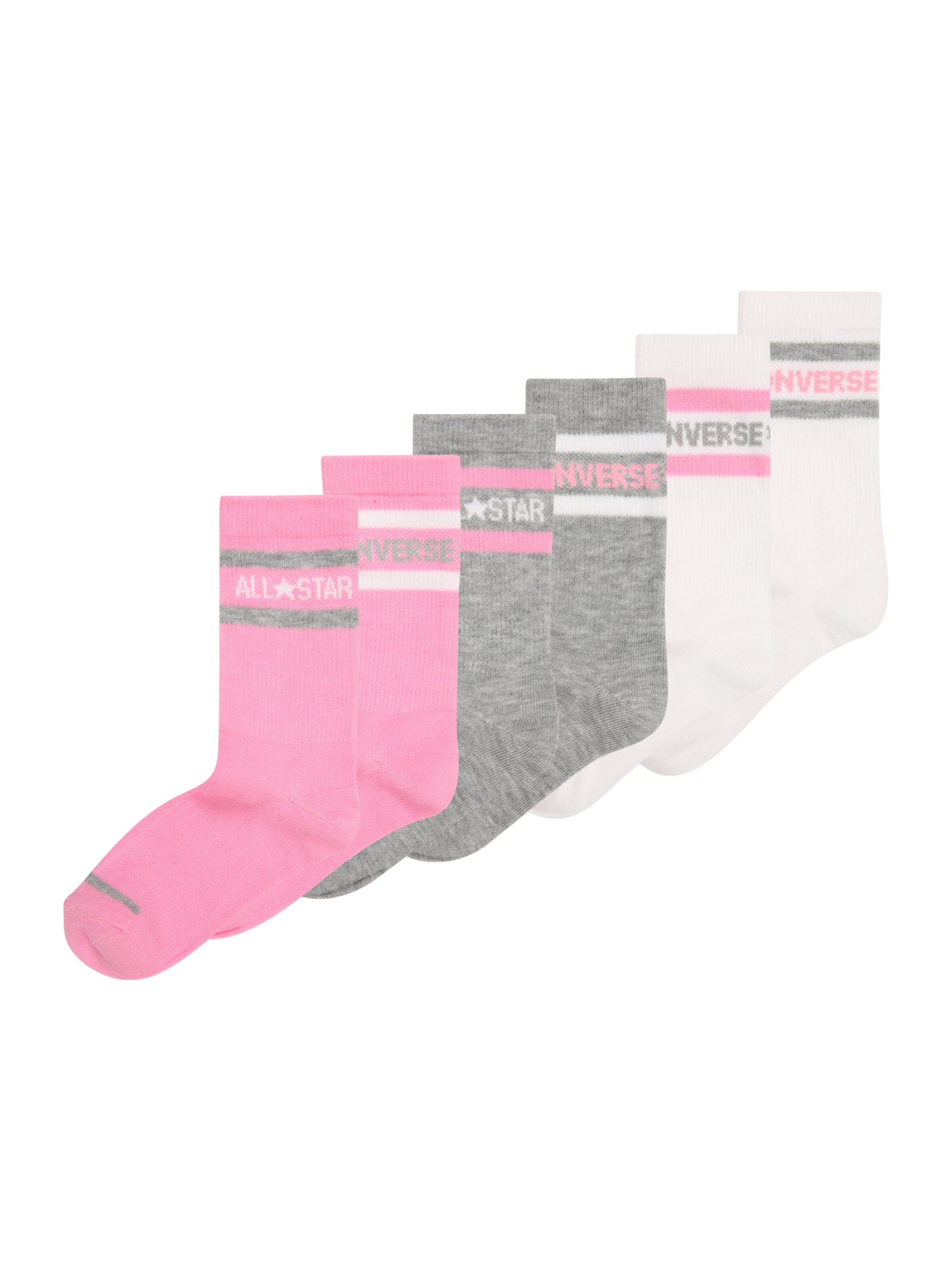 CONVERSE Socks in Grey: front