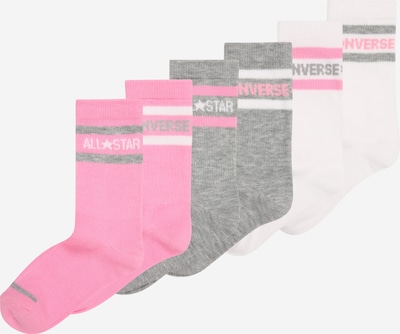Kojinės iš CONVERSE, spalva – margai pilka / rožinė / balta, Prekių apžvalga