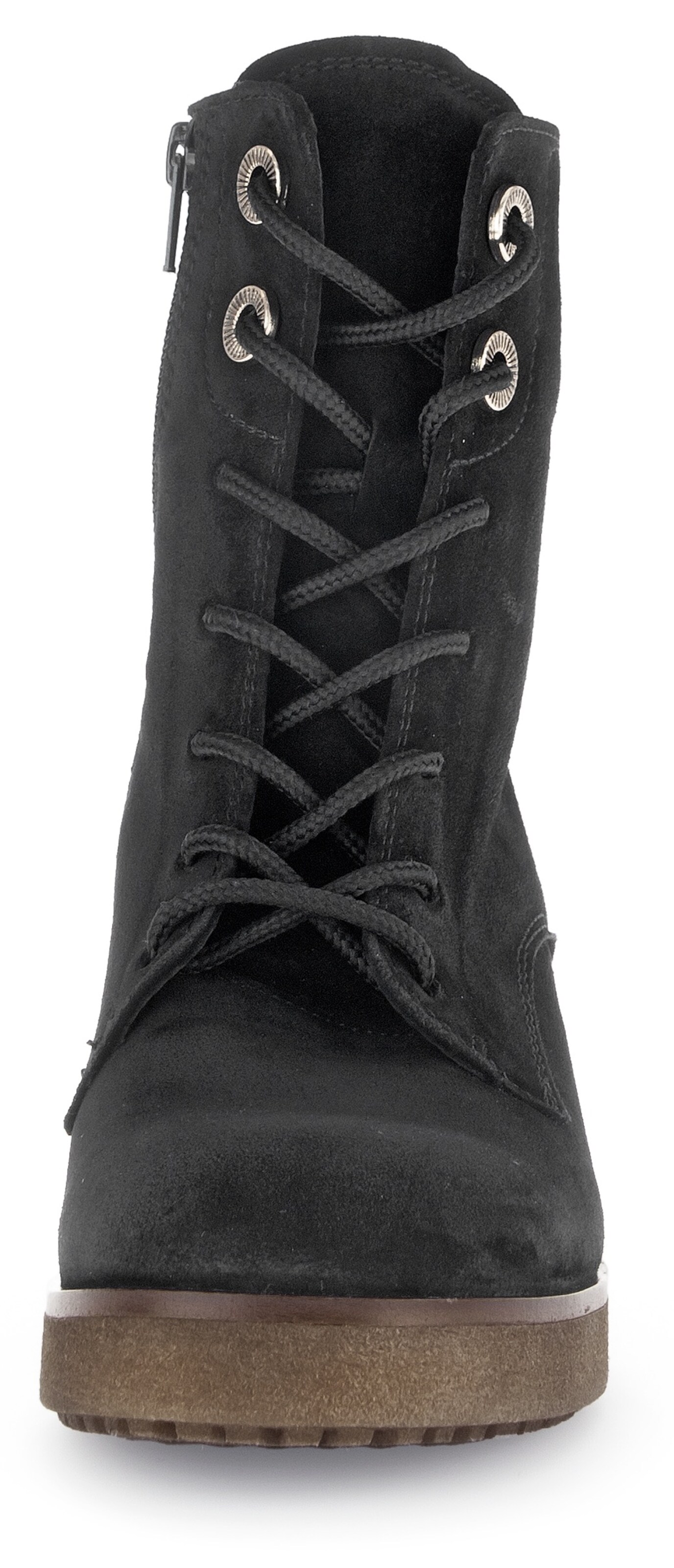 GABOR Schnürstiefelette in Schwarz