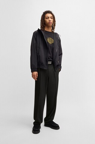 HUGO Slimfit Hose 'Flips251X' in Schwarz