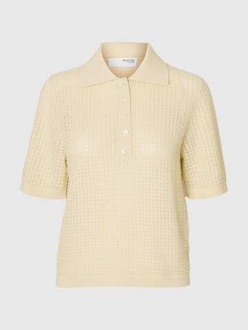 SELECTED FEMME Shirt in Beige: front