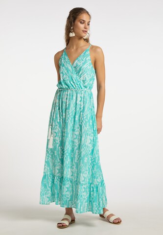 IZIA Summer Dress in Green: front