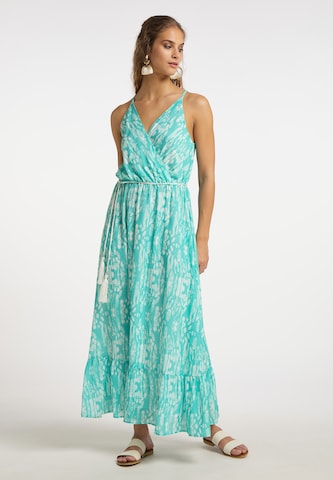 IZIA Letní šaty – zelená: přední strana