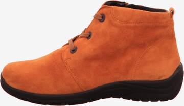 WALDLÄUFER Lace-Up Ankle Boots in Orange