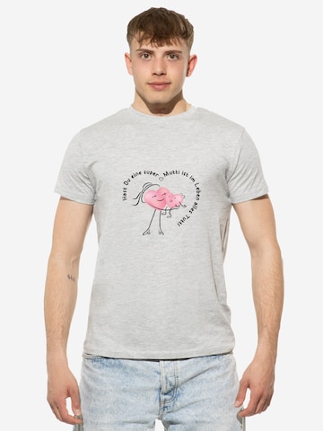 Cotton Prime - Camisa 'Super Mutti' em cinzento: frente