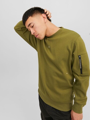 JACK & JONES Sweatshirt 'SHADE' in Groen