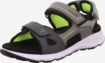 SUPERFIT Sandale in Grau: Vorderseite