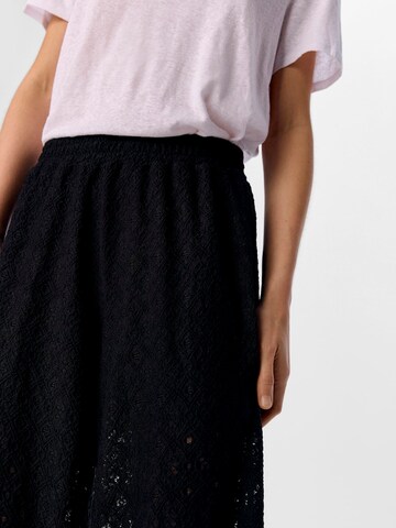 OBJECT - Pierna ancha Pantalón 'OBJLAILA' en negro