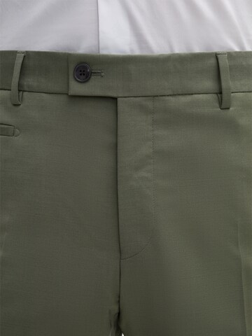 Coupe slim Pantalon à plis 'Maury' STRELLSON en vert