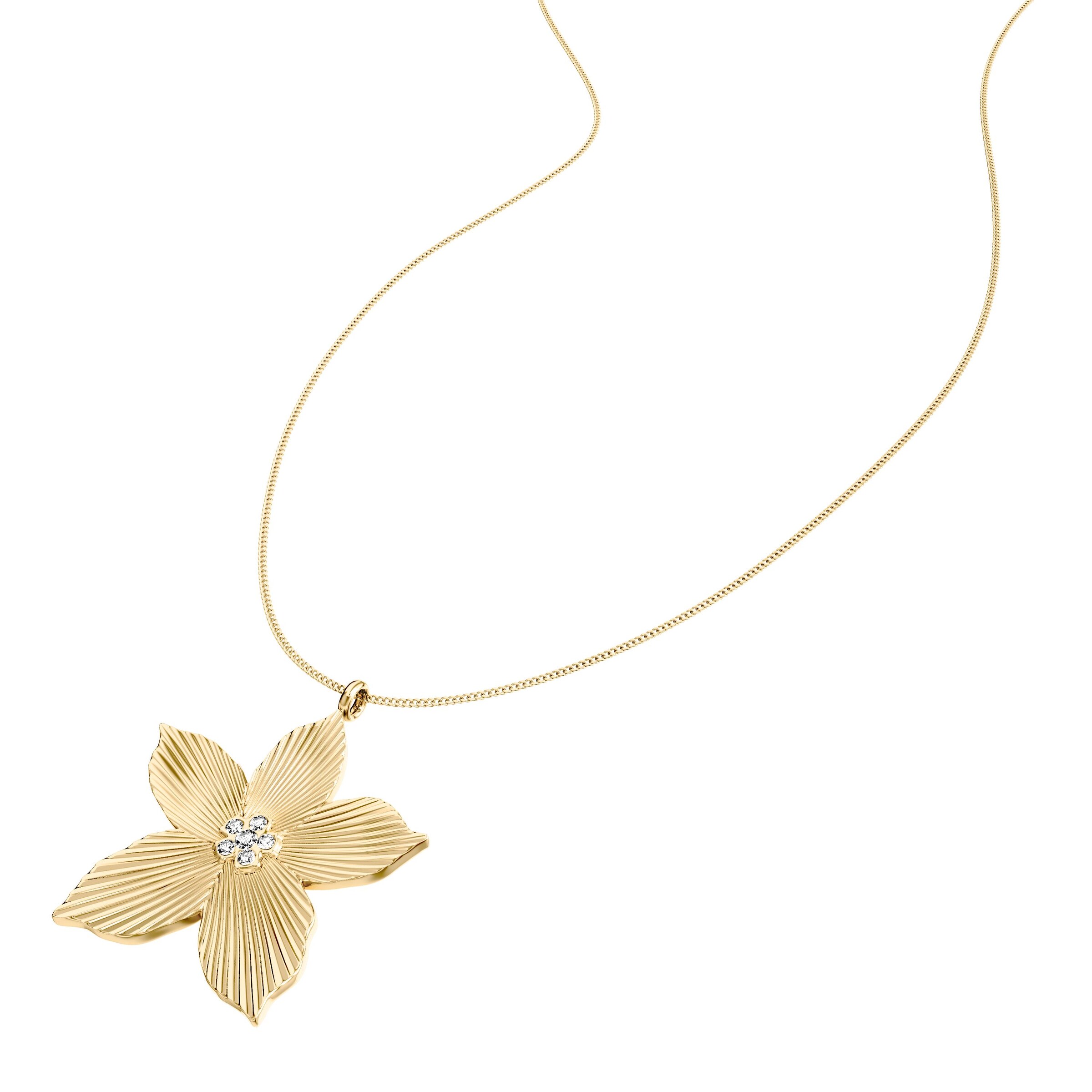 FOSSIL Necklace in Gold