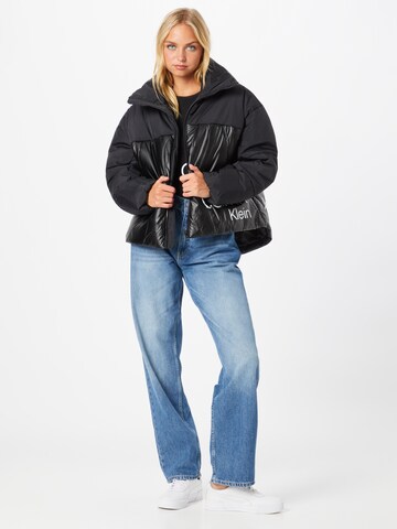 Calvin Klein Jeans Jacke in Schwarz