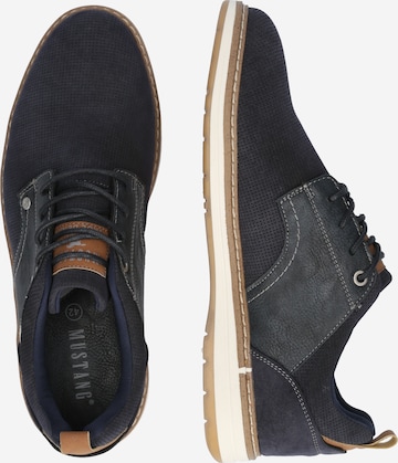 MUSTANG Lace-up shoe in Blue