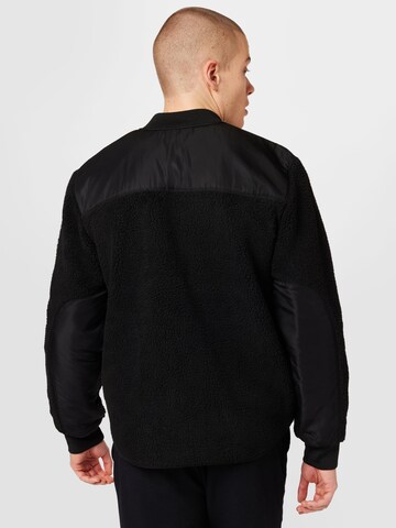 Samsøe Samsøe Fleece jacket 'RASMUS' in Black