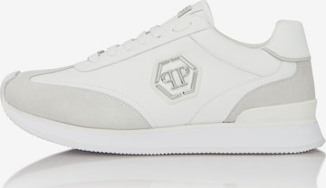 Sneaker bassa di Philipp Plein in bianco: frontale