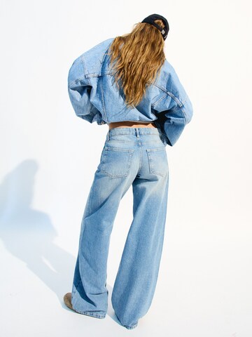 Loosefit Jean Bershka en bleu