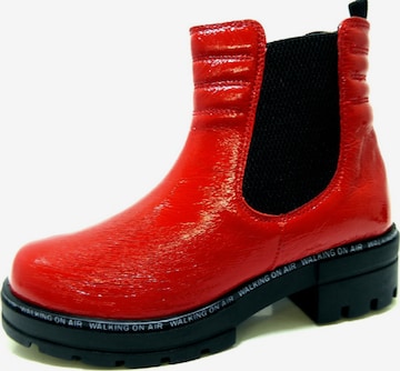 CAPRICE Chelsea Boots in Red: front
