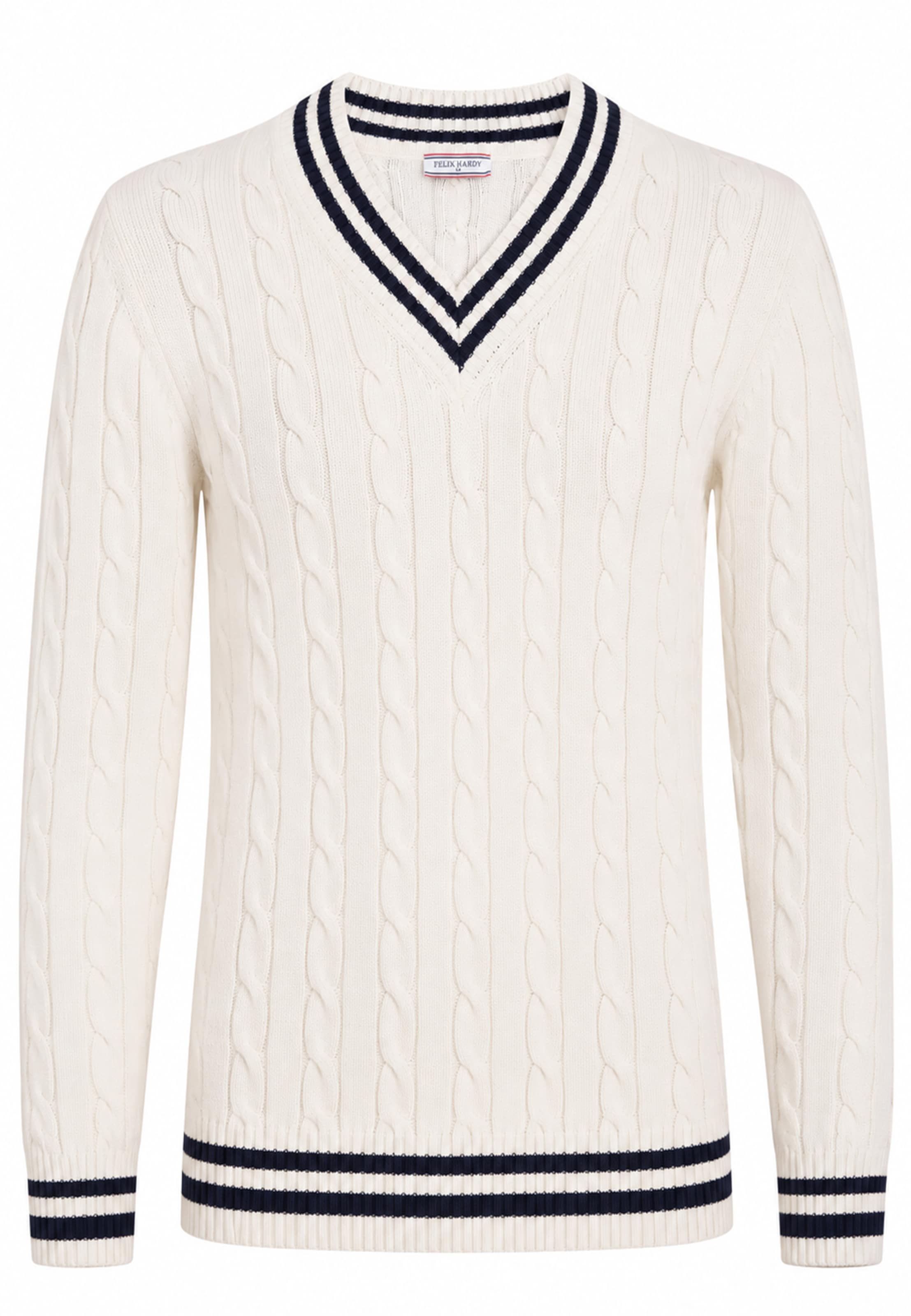 Felix Hardy Pullover in Weiß: Vorderseite