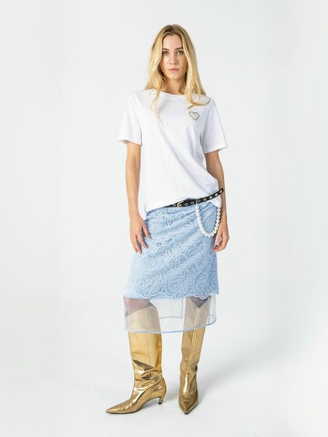 Coster Copenhagen Top ' Beaded ' in Wit