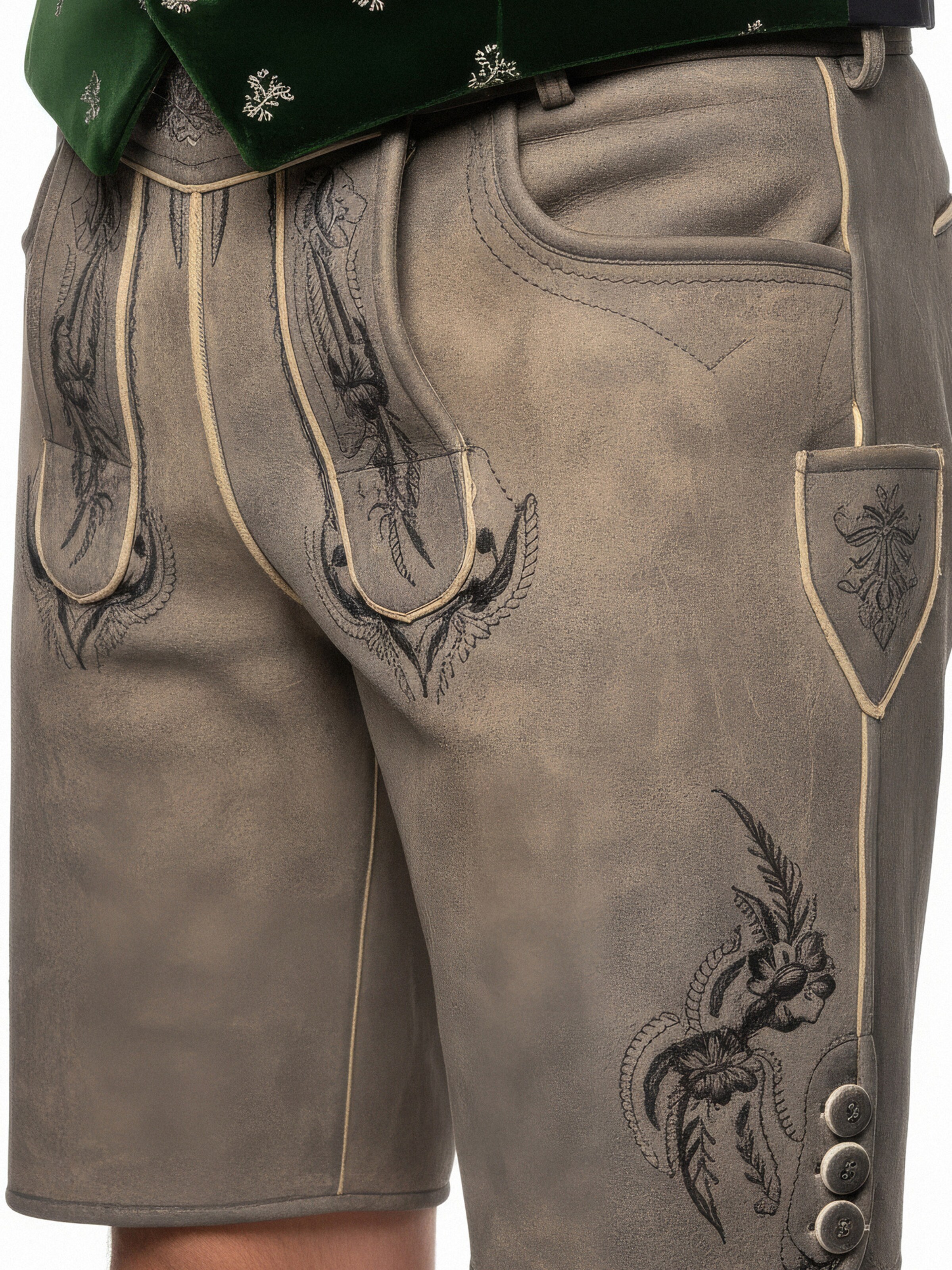 regular Pantaloni per costume tradizionale 'Fulvier' di SPIETH & WENSKY in marrone