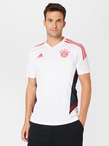 balts ADIDAS SPORTSWEAR Sportiska stila krekls 'Fc Bayern Condivo 22': no priekšpuses