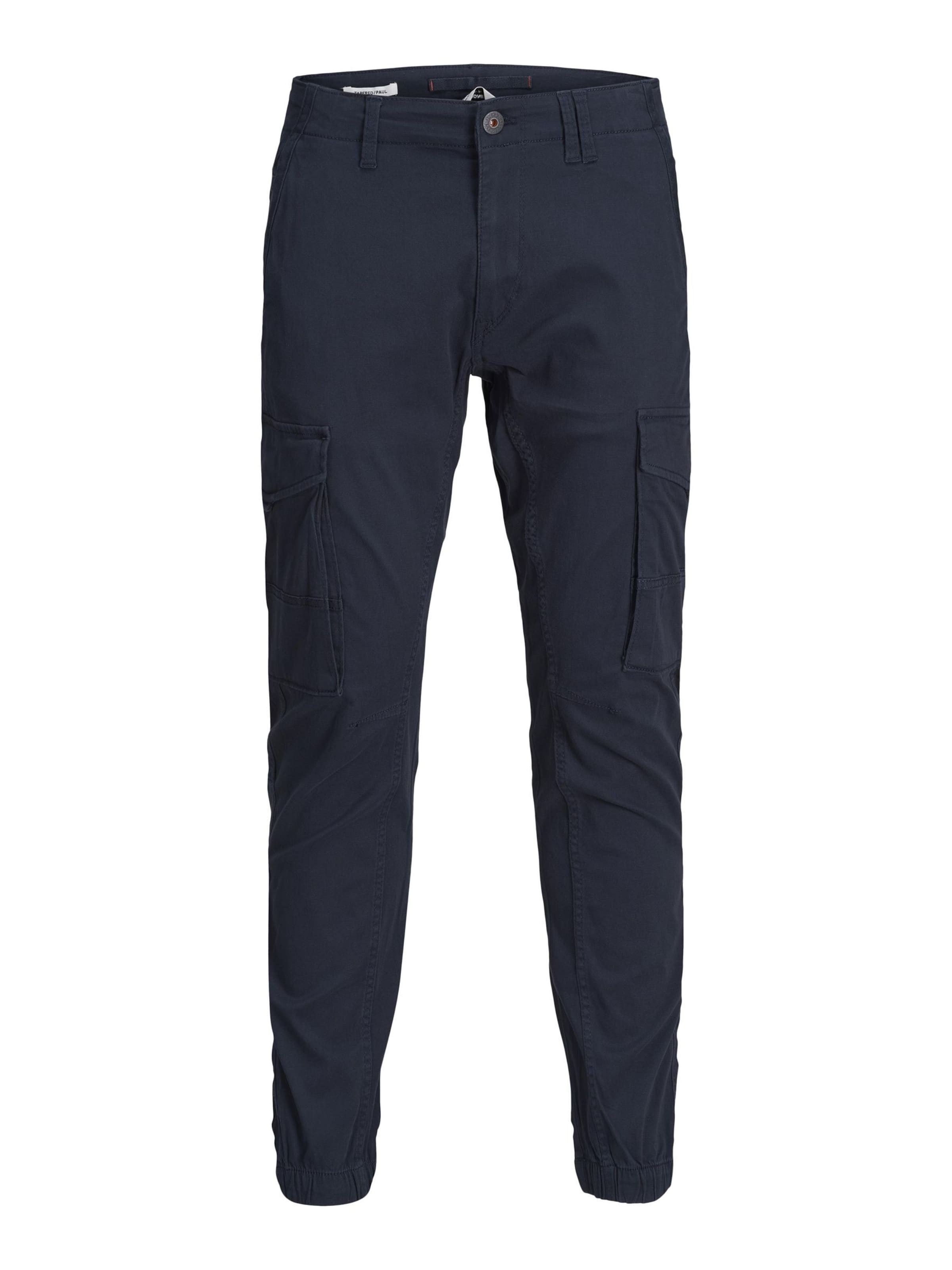 zils JACK & JONES Kargo bikses 'JJIPAUL JJFLAKE': no priekšpuses
