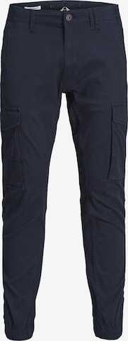 zils JACK & JONES Kargo bikses 'JJIPAUL JJFLAKE': no priekšpuses