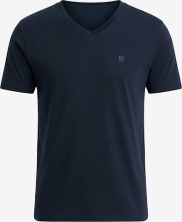 Ombre Shirt in Blau: Vorderseite