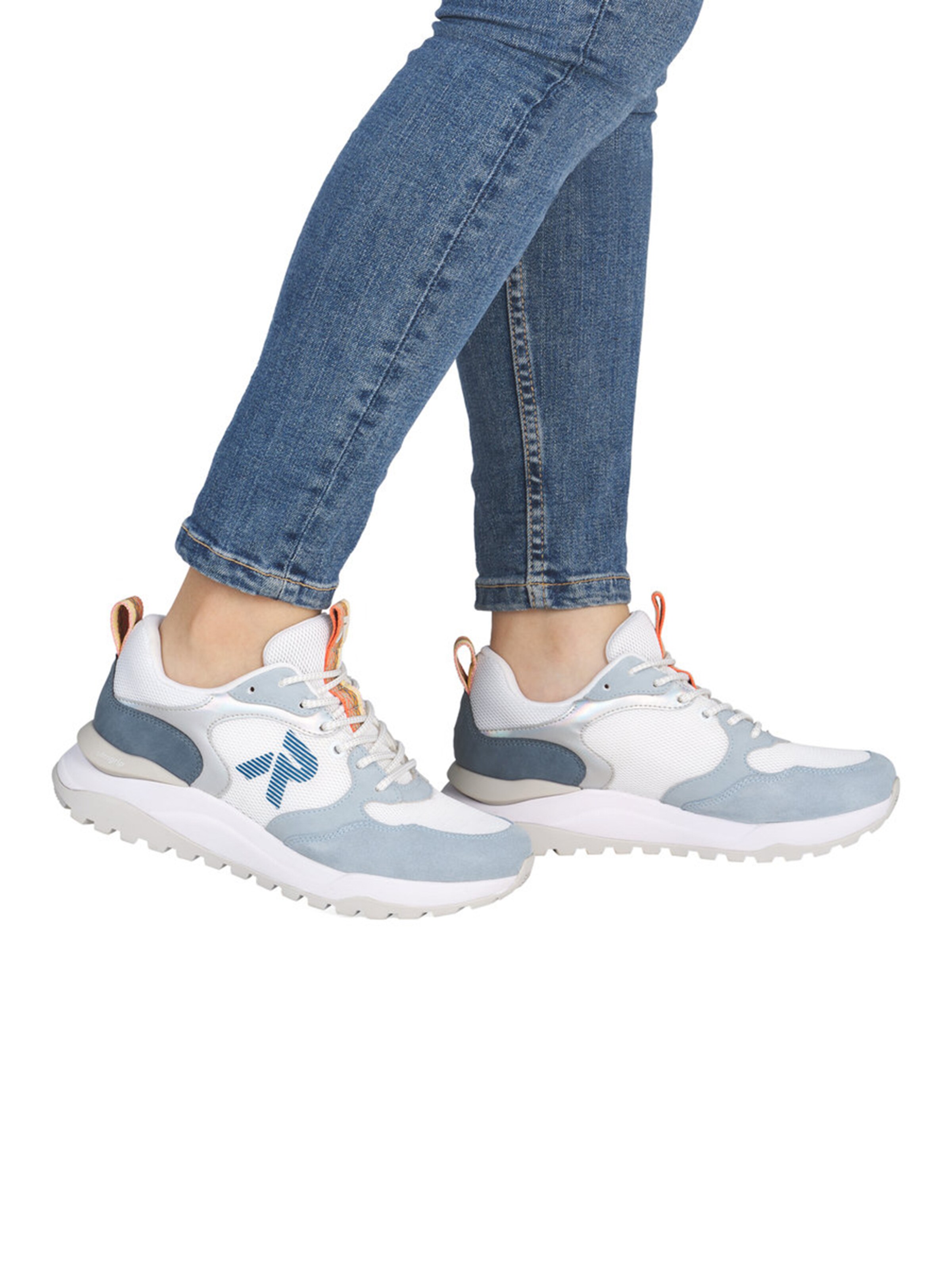 Rieker Σνίκερ χαμηλό σε λευκό