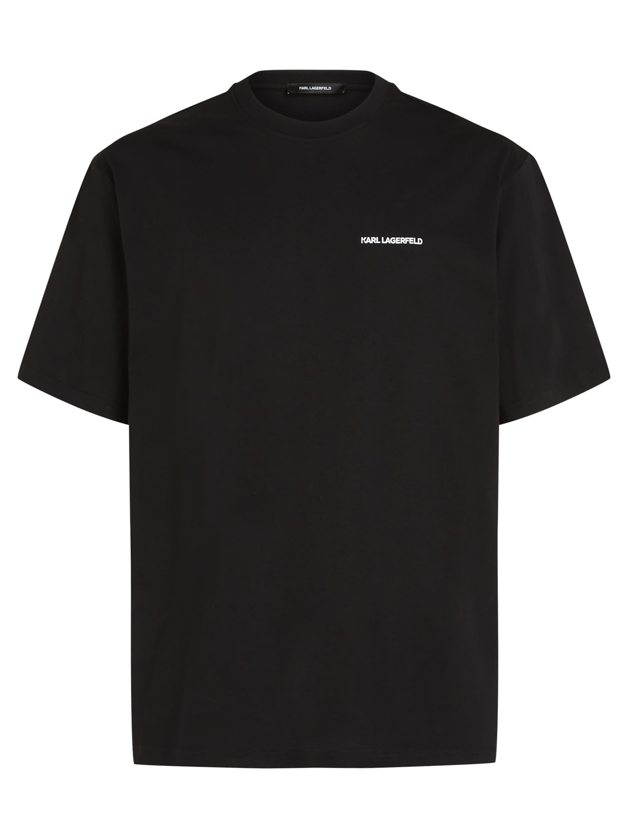 Karl Lagerfeld Μπλουζάκι σε μαύρο: μπροστά