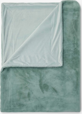 ESSENZA Decke ' Furry ' in Grün: Vorderseite