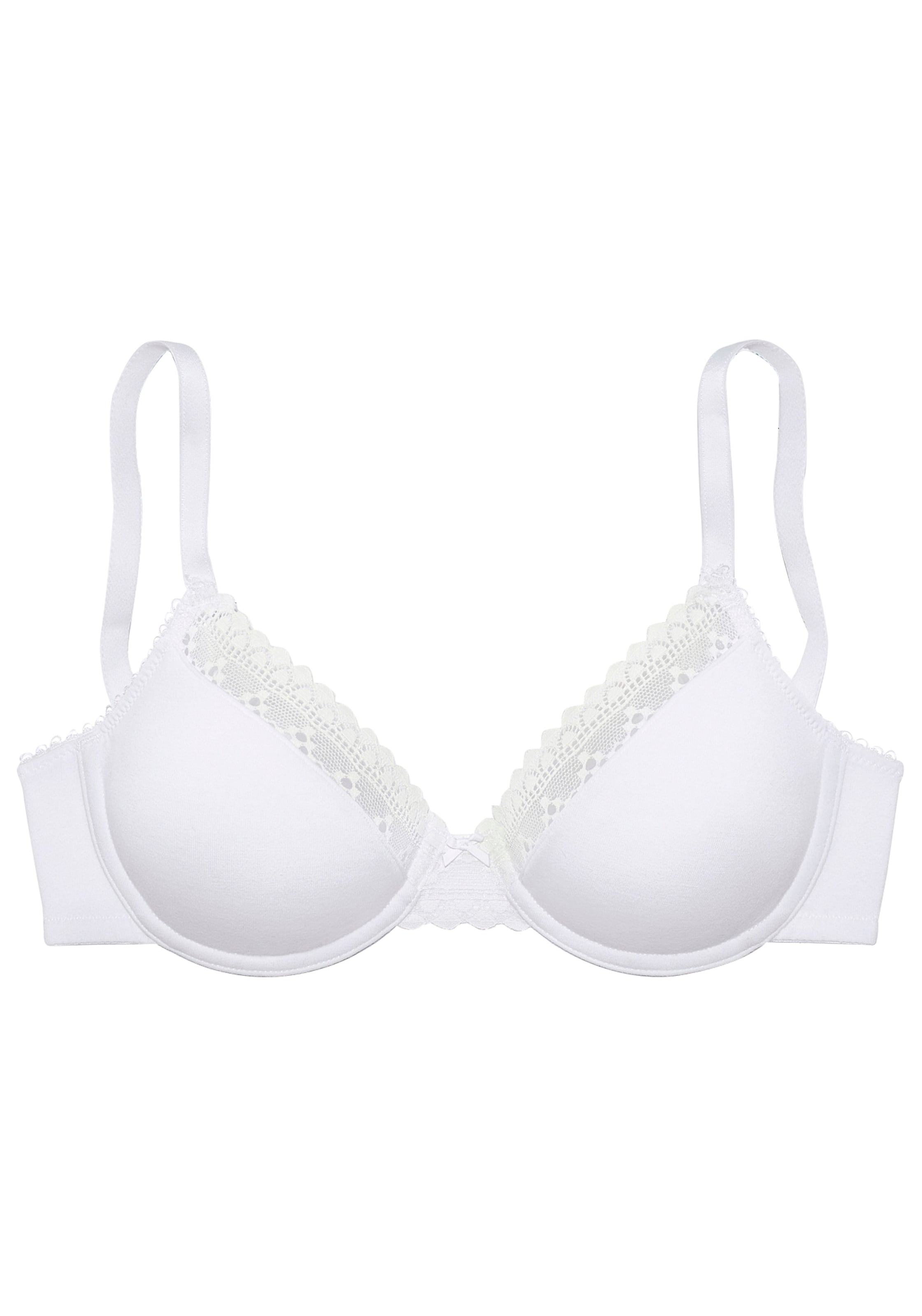 Invisible Soutien-gorge LASCANA en blanc : devant