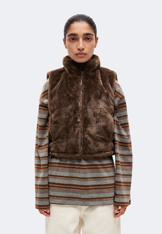 Hailys Vest 'Fi44lu' in Brown: front