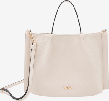L.CREDI Handtas in Beige: voorkant