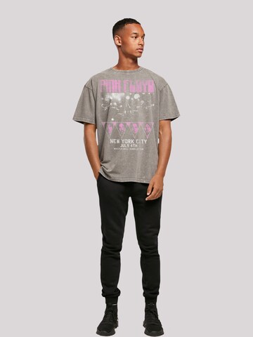 T-Shirt 'Pink Floyd' F4NT4STIC en gris