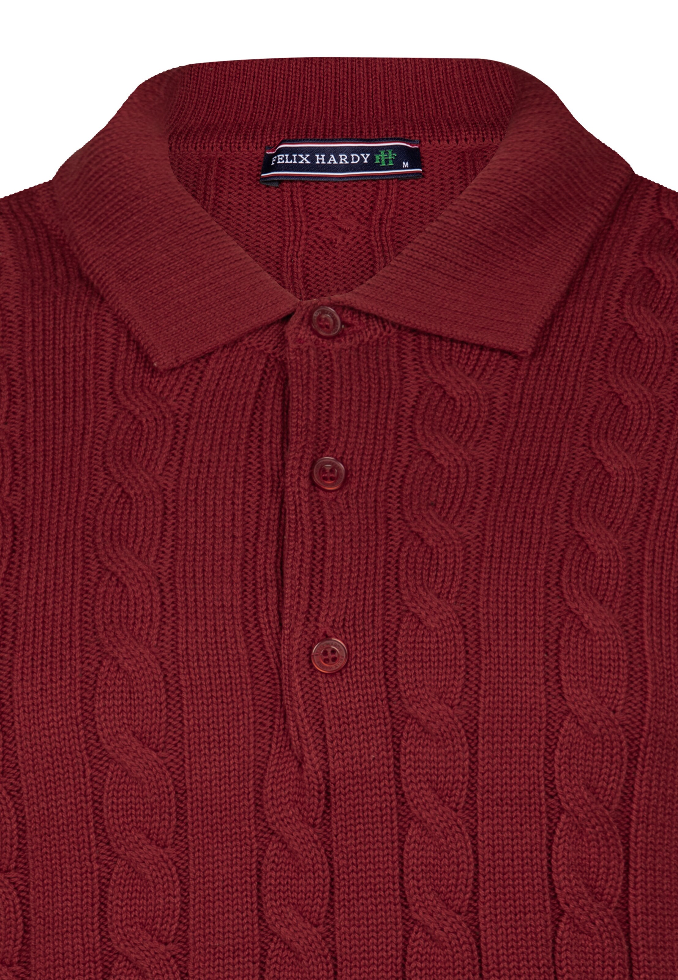 Pulover de la Felix Hardy pe roșu