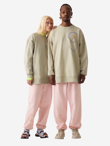 ADIDAS BY STELLA MCCARTNEY - Tapered Pantalón deportivo en rosa: frente