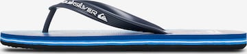 QUIKSILVER T-Bar Sandals in Blue: front