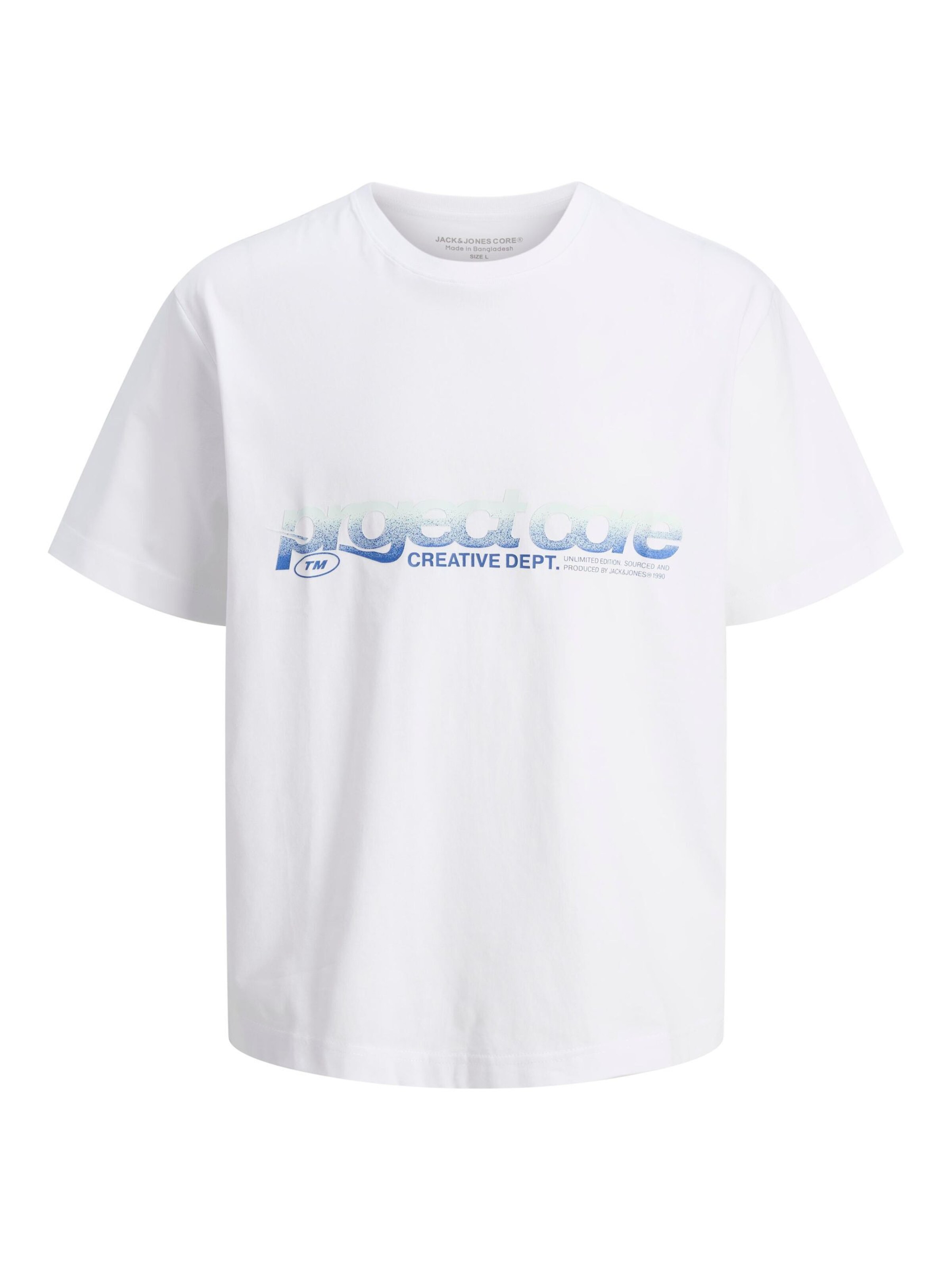 Jack & Jones Plus - Camiseta en blanco: frente