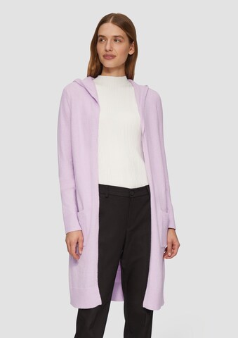 Cardigan s.Oliver en violet : devant