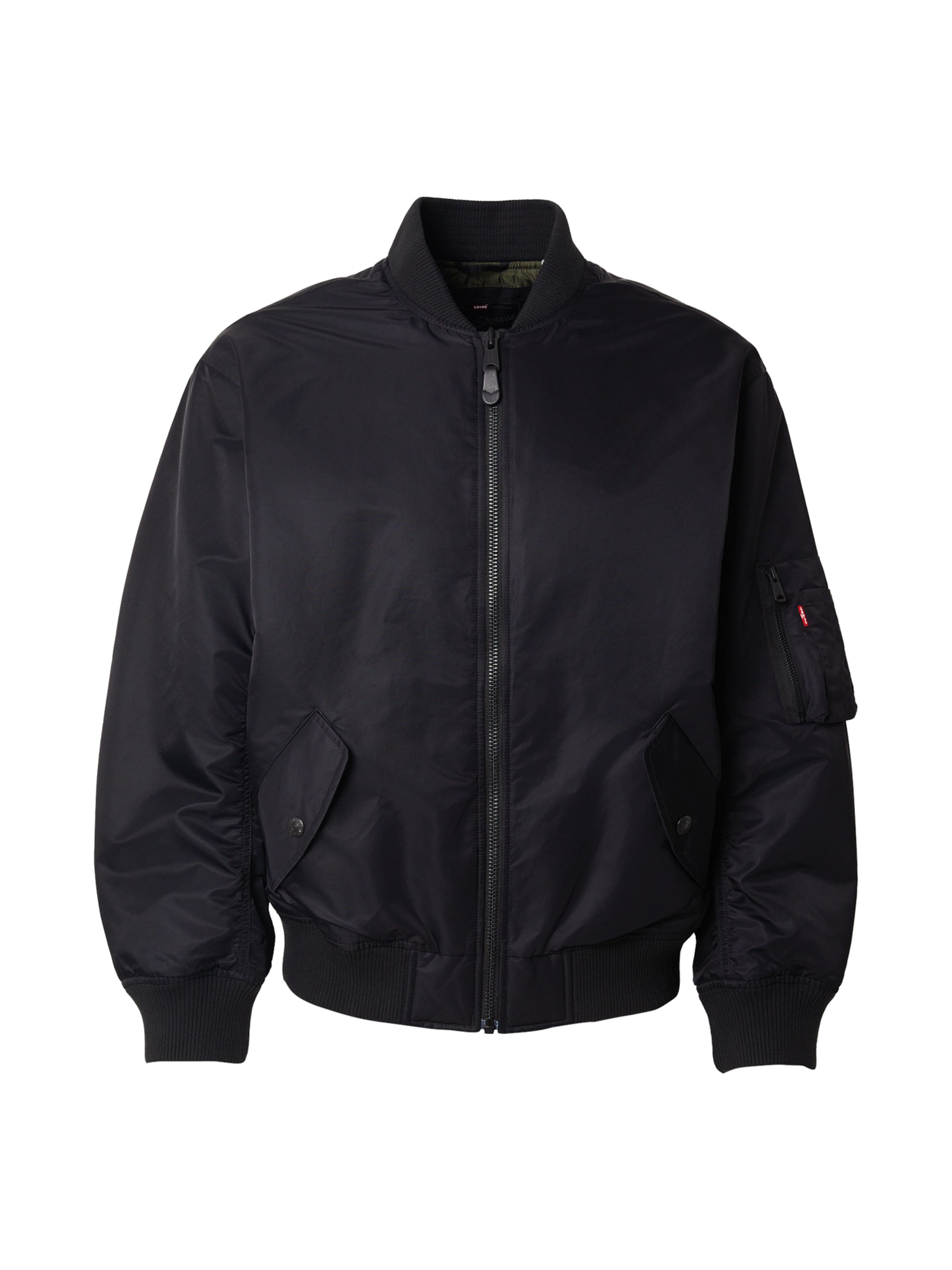 LEVI'S ® Демисезонная куртка 'MA-1' в Черный: спереди