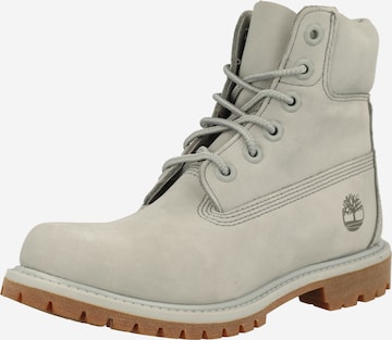 TIMBERLAND Lace-Up Ankle Boots '6in Premium' in Grey: front
